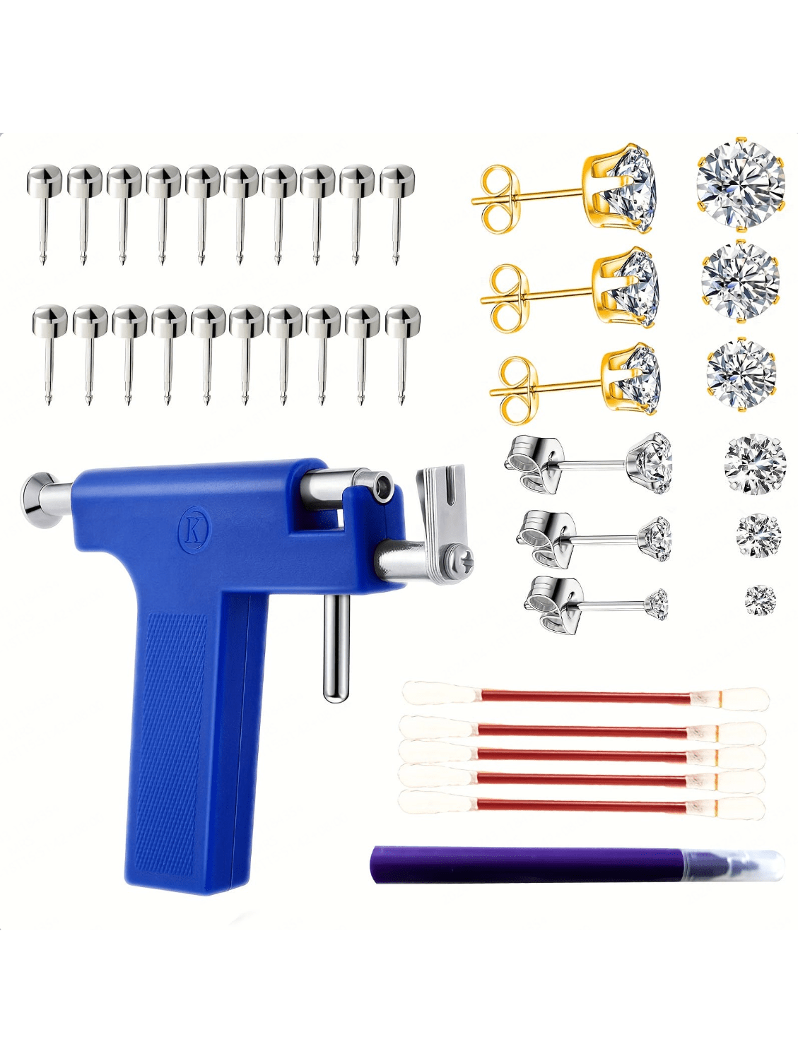 Professional Ear Piercing Gun Set, Convenient And Safe Ear And Nose Piercing Tool