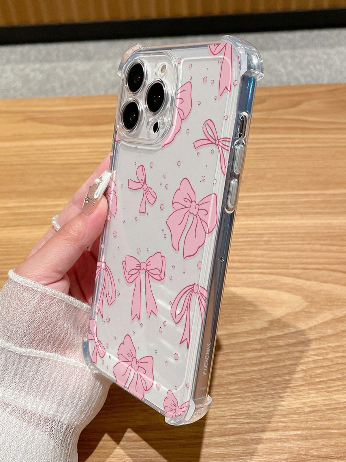 1pc Thickened TPU Anti-Shock Butterfly Print Phone Case, Compatible With IPhone 11/12/13/14/11Pro/12Pro/13Pro/14Pro/XR/15/15Pro/15Pro Max, Samsung Galaxy Series