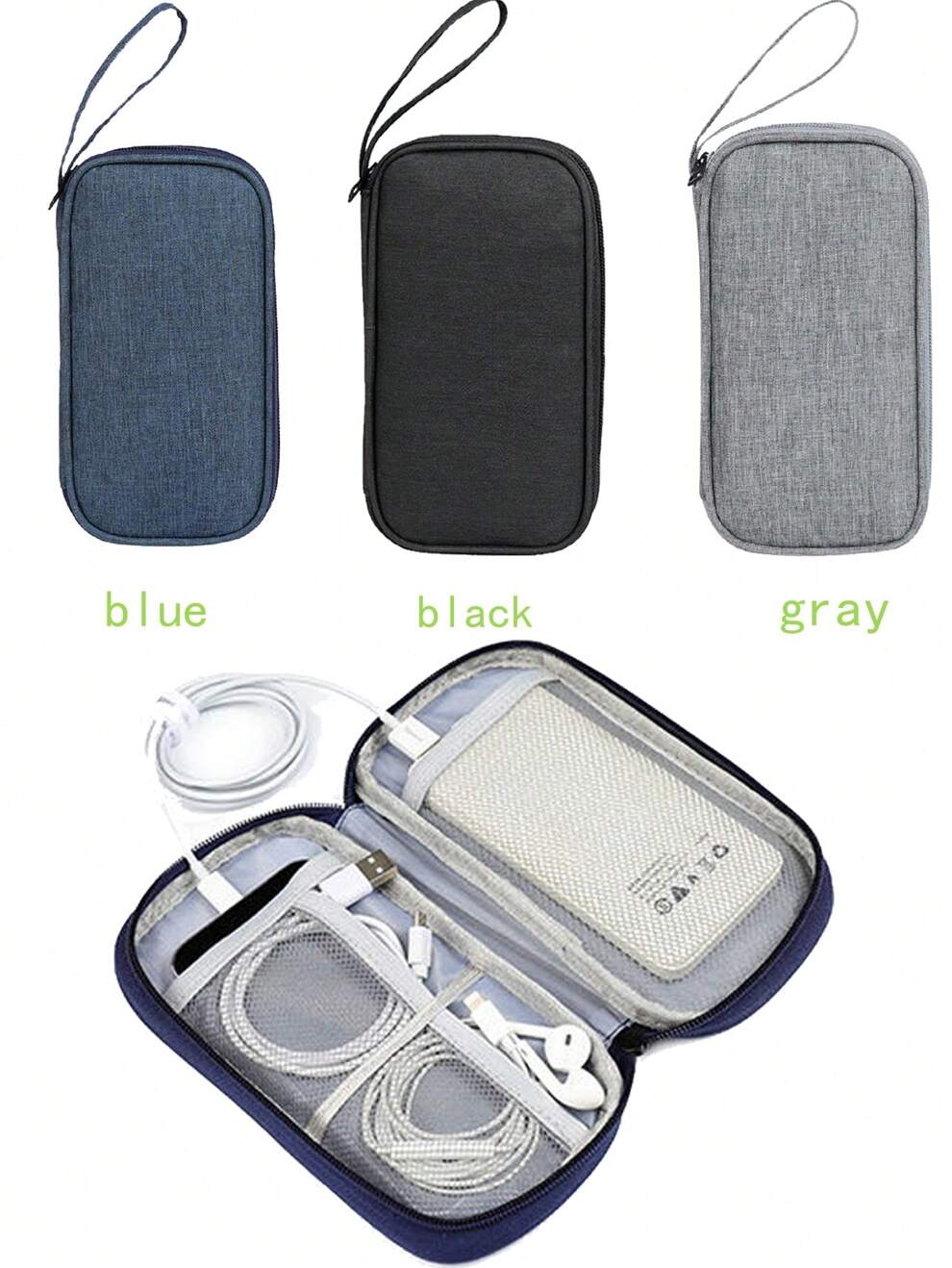 1pc Multifunctional Digital Storage Bag For Data Cable, Power Bank, Usb Flash Drive, Earphone, Charger, Waterproof Organizer Box For Computer Charger, Mouse, Travel Accessories