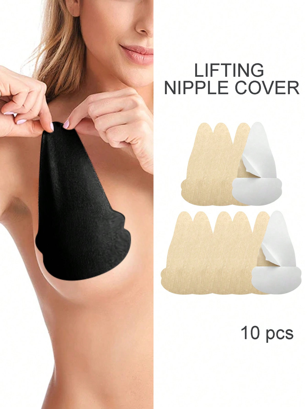 10pcs Non-Woven Skin-Friendly Breast Petals