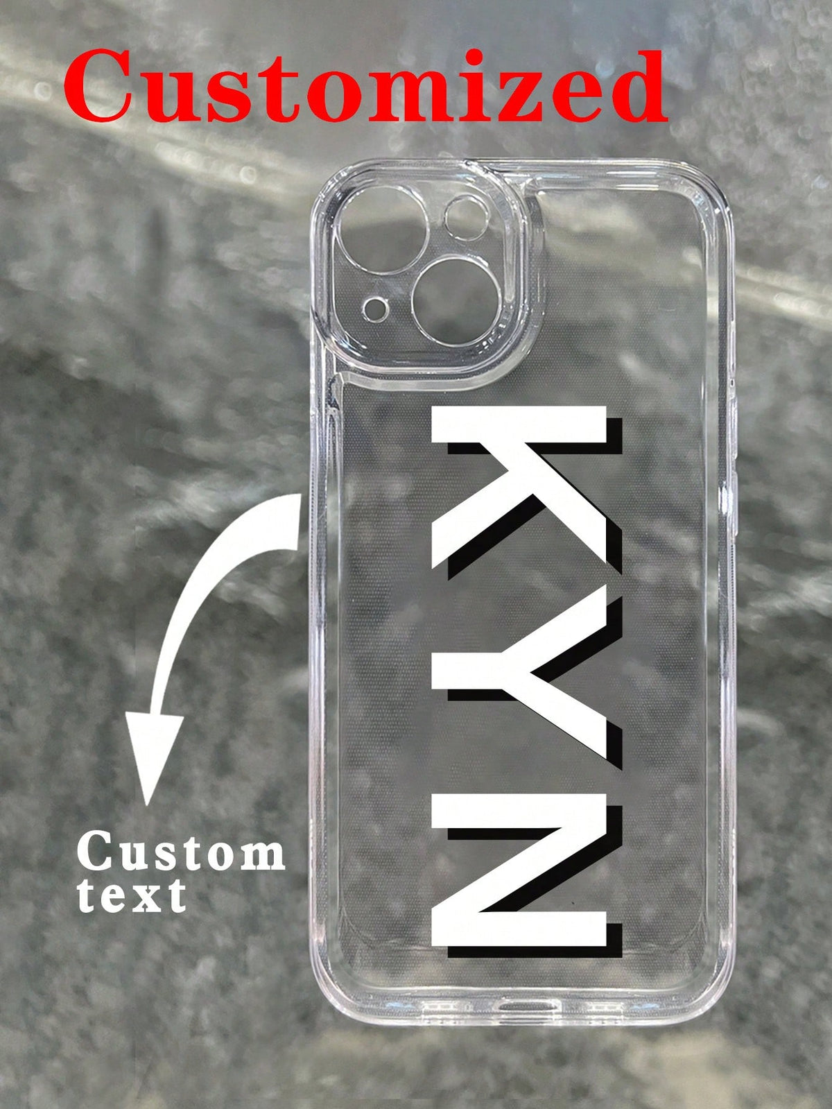 Customized Fashionable And Personalized Transparent Full Coverage Anti-Drop Soft Phone Case For Couples And Friends, Compatible With IPhone 11/12/13/14/15 Pro Max, Galaxy S22/23 Ultra/A14/52