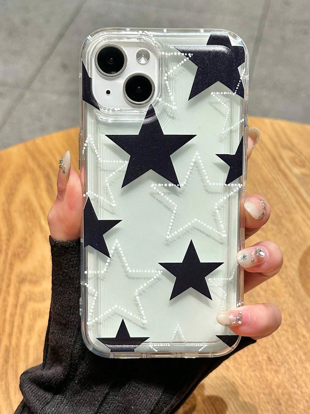 Star Pattern Phone Case Compatible With iPhone 15/15Pro/15Plus/15Promax