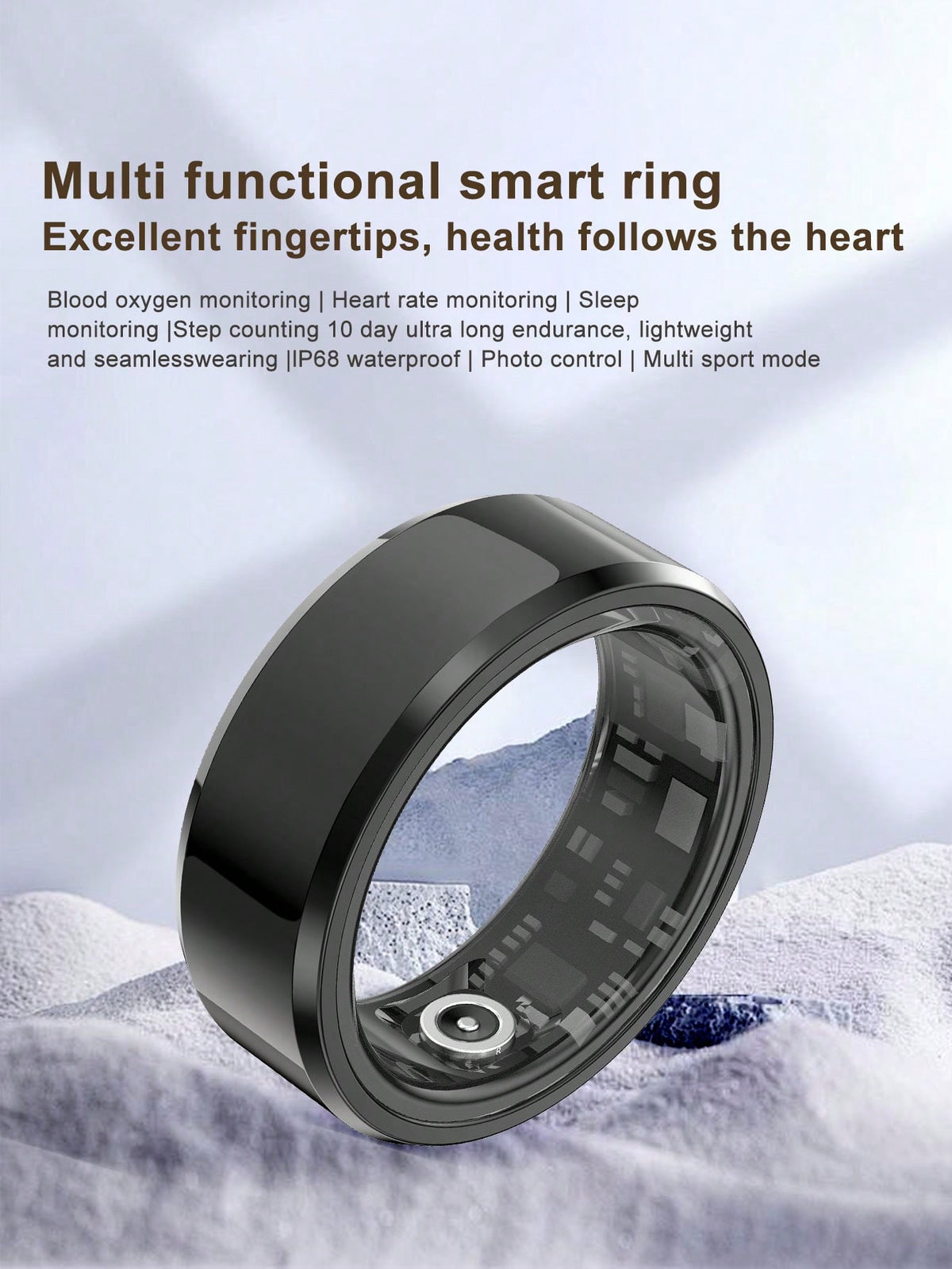 Smart Ring Fitness Tracker Workout Smart Ring, Steps, Distance, Calories, Sleep Tracking,Sports Tracking Device, Gift For Women