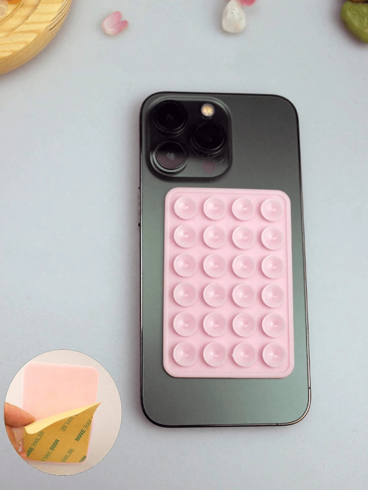 1Pc Silicone Suction Silicone Suction Cups Square Phone Case Back Silicone Suction Cups 24pcs Large Suction Silicone Cell Phone Suction Cups