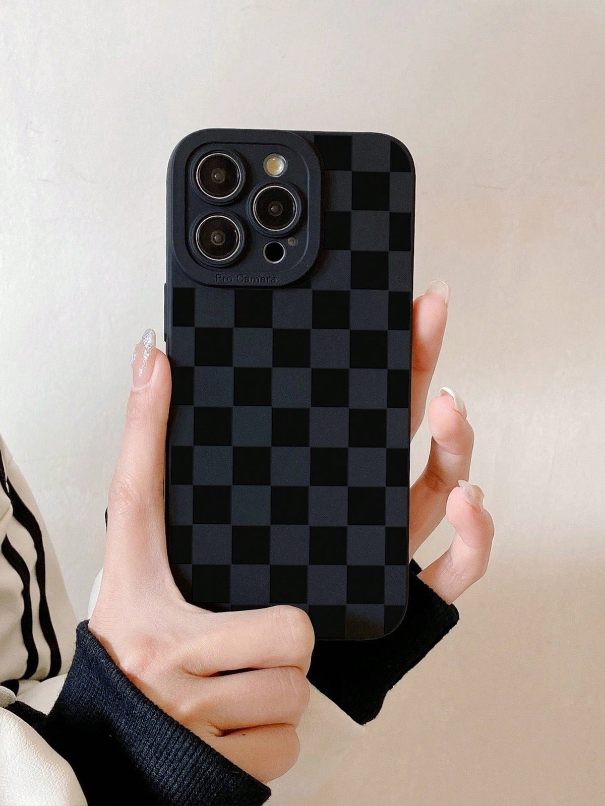 Checkered Print Fashionable All-Match Phone Case