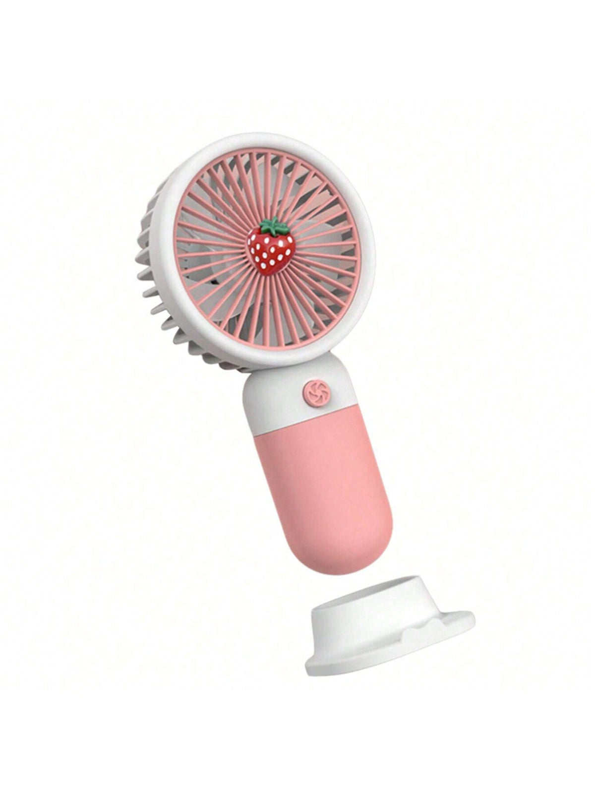 New Mini Handheld Fan With Cute Floral Design For Girls, Portable And Rechargeable Via Usb For Traveling Or Cooling Off In Summer