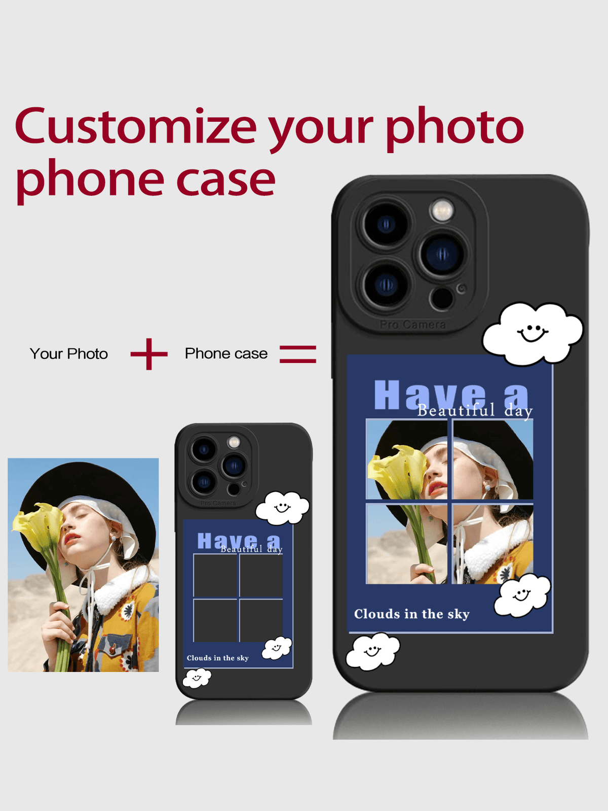 1pc Customized Full Cover Silicone Lens Protective Phone Case With Personalized Pattern, Compatible With IPhone 15 14 13 12 11 Pro Max