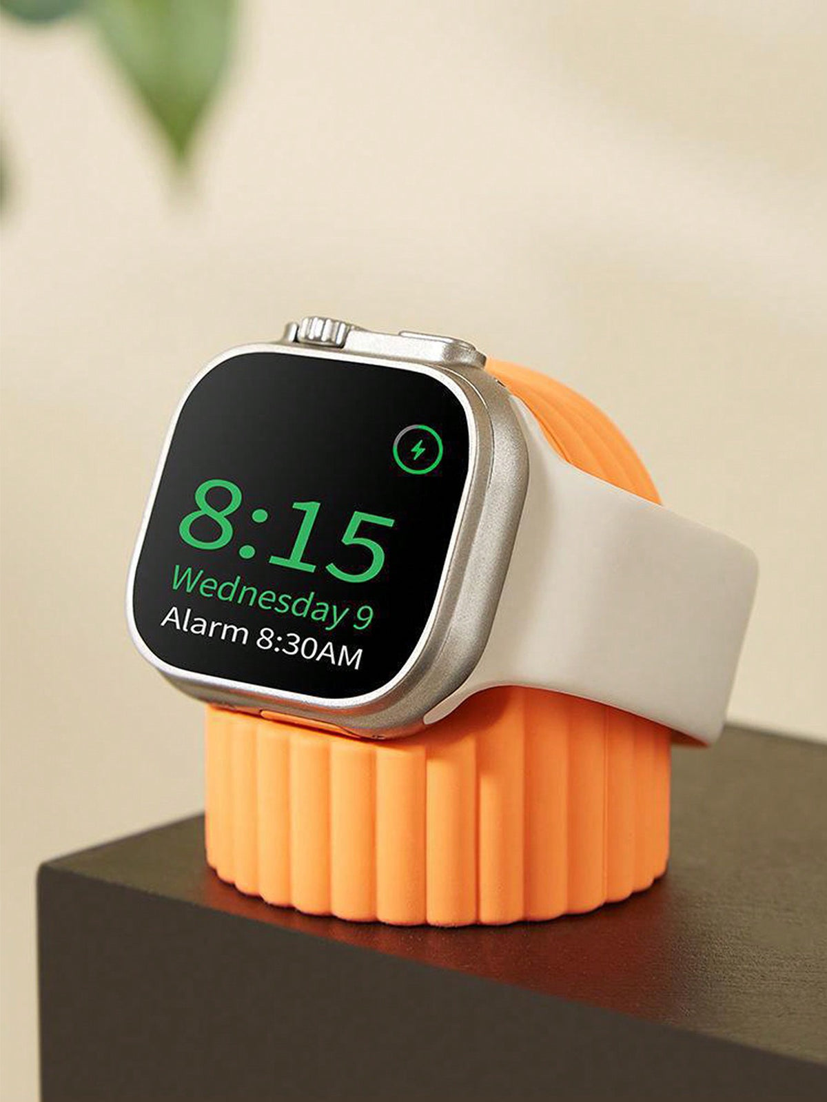 1pc Silicone Charger Stand Compatible With Apple Watch