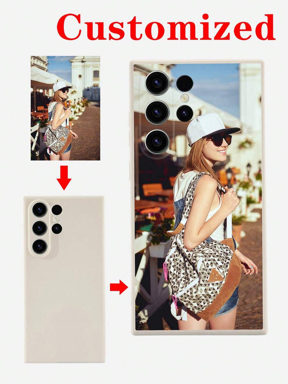 1pc Fashionable And Personalized Soft Phone Case For IPhone 11/12/13/14/15 Pro Max/ Samsung A14/S23, Various Options For Life, Family, Scenery, Wedding, Pets, Best Friends, And Funny Photos Customizat