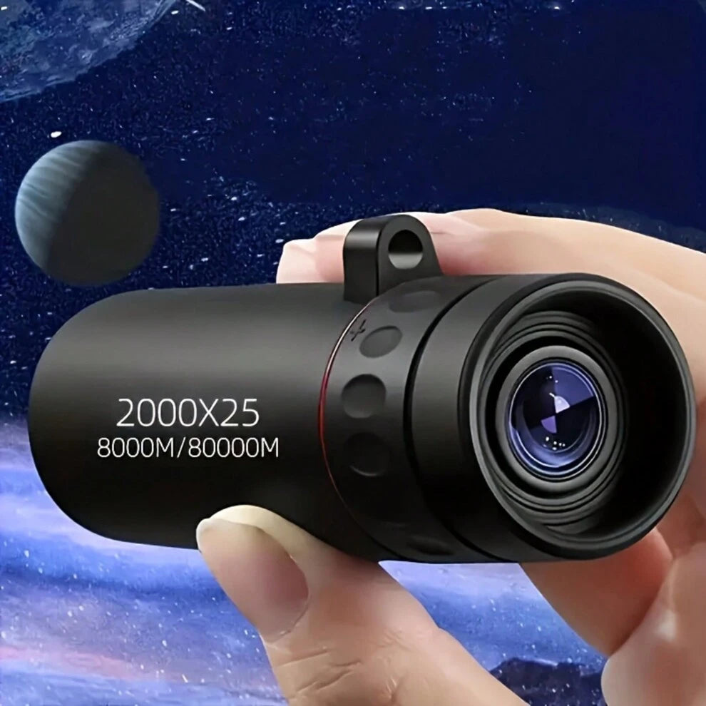 1pc 8X HD Magnification Monocular, Portable Monocular Telescope With HD Imaging, Single Tube Telescope, Suitable For Outdoor Camping, Hunting, Travel, Concerts And Fishing, Great Gift Idea