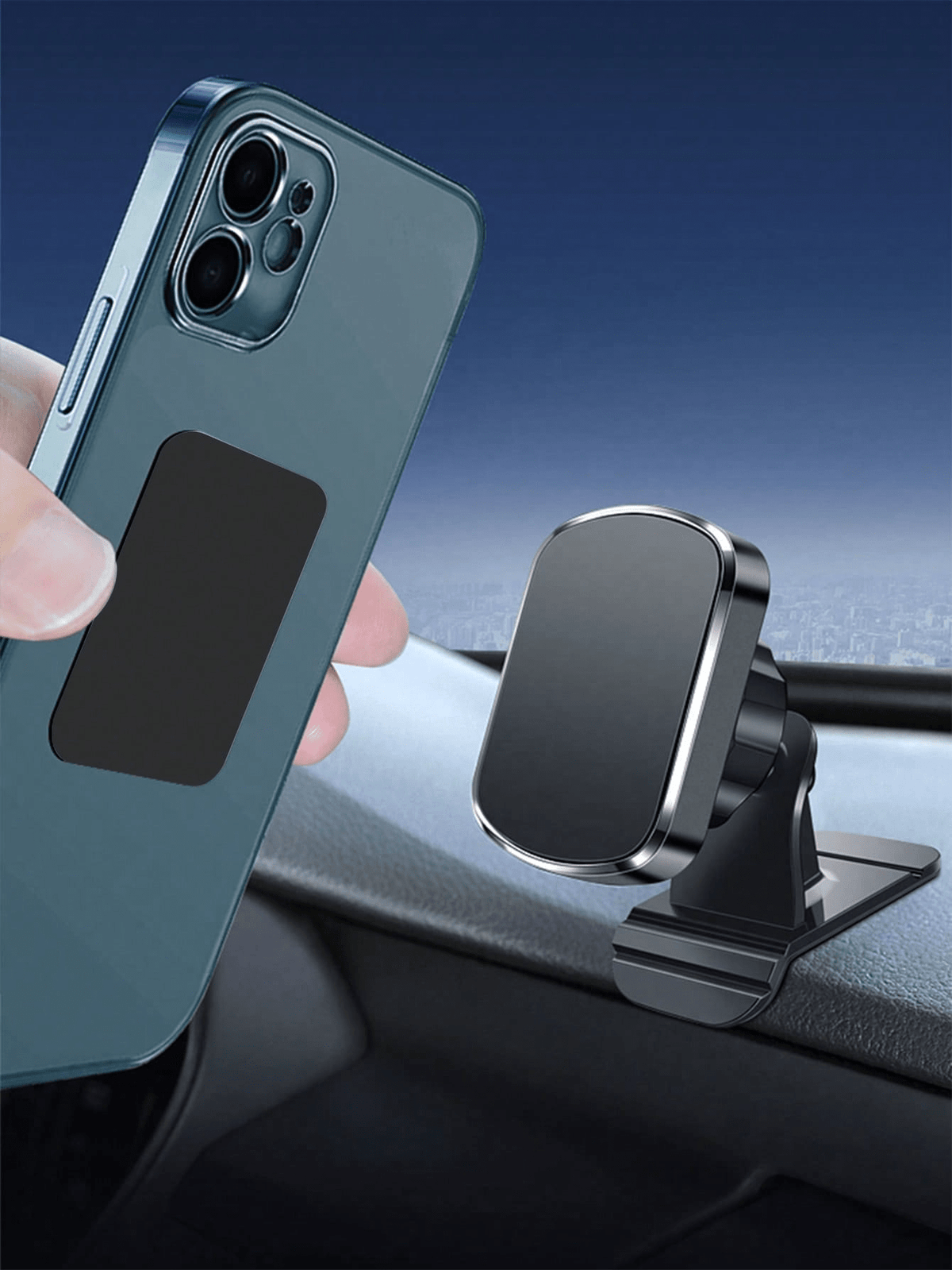 Car Dashboard Magnet Phone Holder, New Magnetic Air Vent Mount