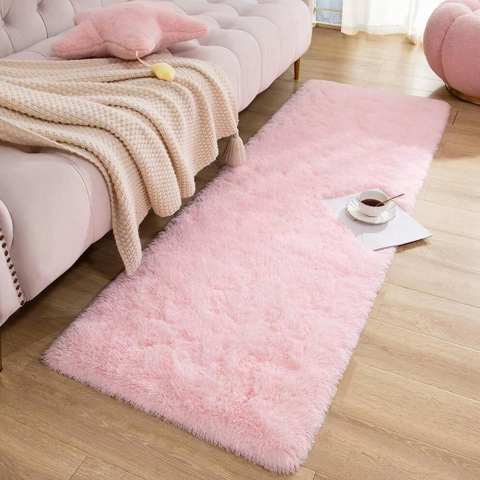 1pc Soft And Easy-To-Care Fluffy Warm Decorative Carpet For Use As Chair Cushion, Under Vanity, Bedside, Photography Prop, Living Room, Etc.