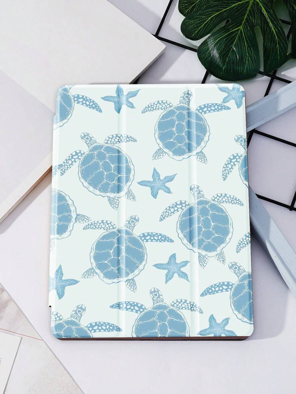 Sea Turtle Pad Case For IPad 7/8/9th Generation 10.2inch,Compatible With Samsung Galaxy Tab A7 10.4 Inch,Huawei Matepad 10.4/ Tab/Xiaomi Cover,With Pen Holder,Supports Automatic Sleep/Wake Lid