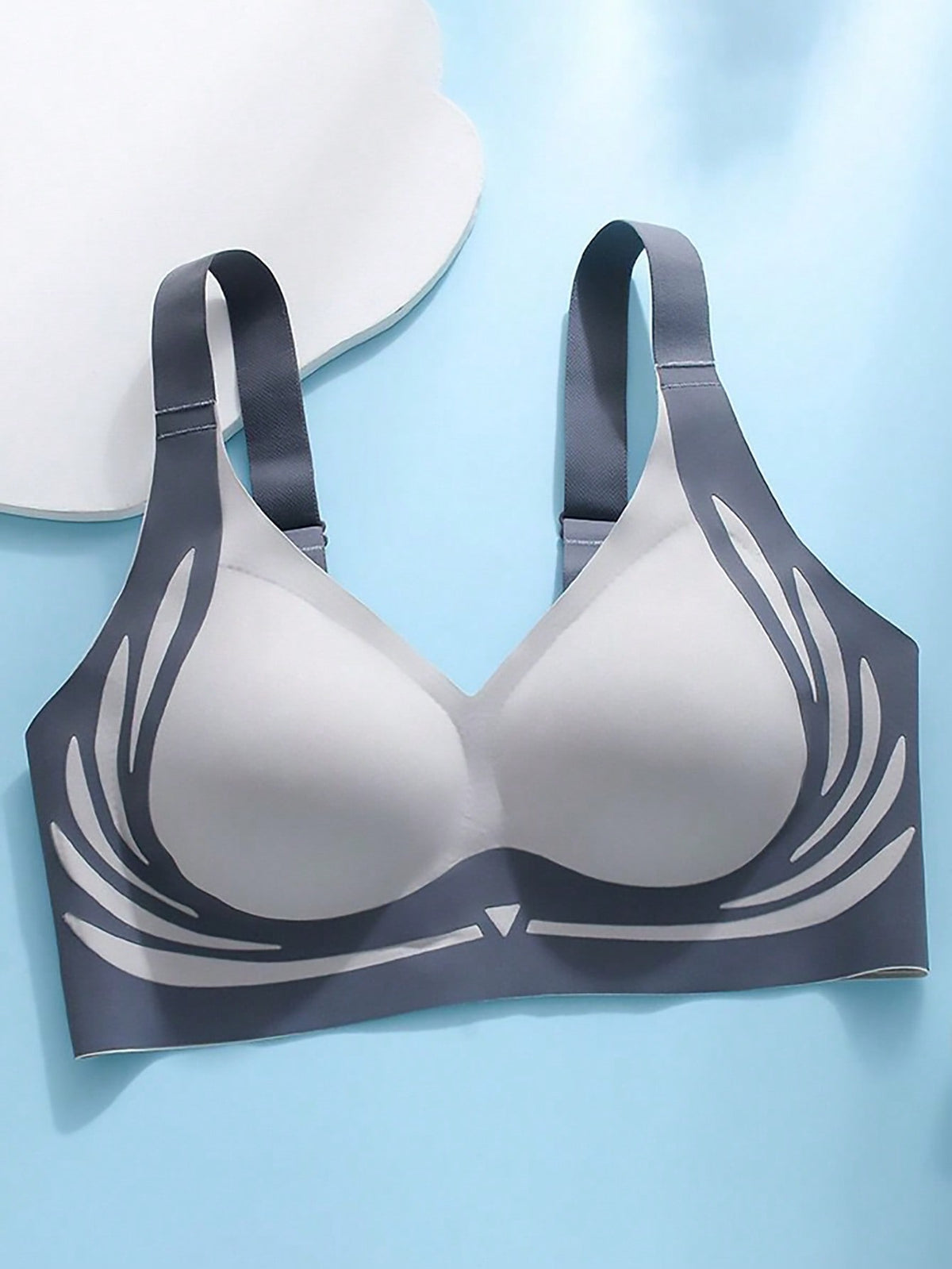 Seamless Soft Support Women's Bra, Lightweight Section, Great For Large Breasts To Appear Small, Collect And Adjust Side Milk, Prevent Sagging, Summer, Lingerie