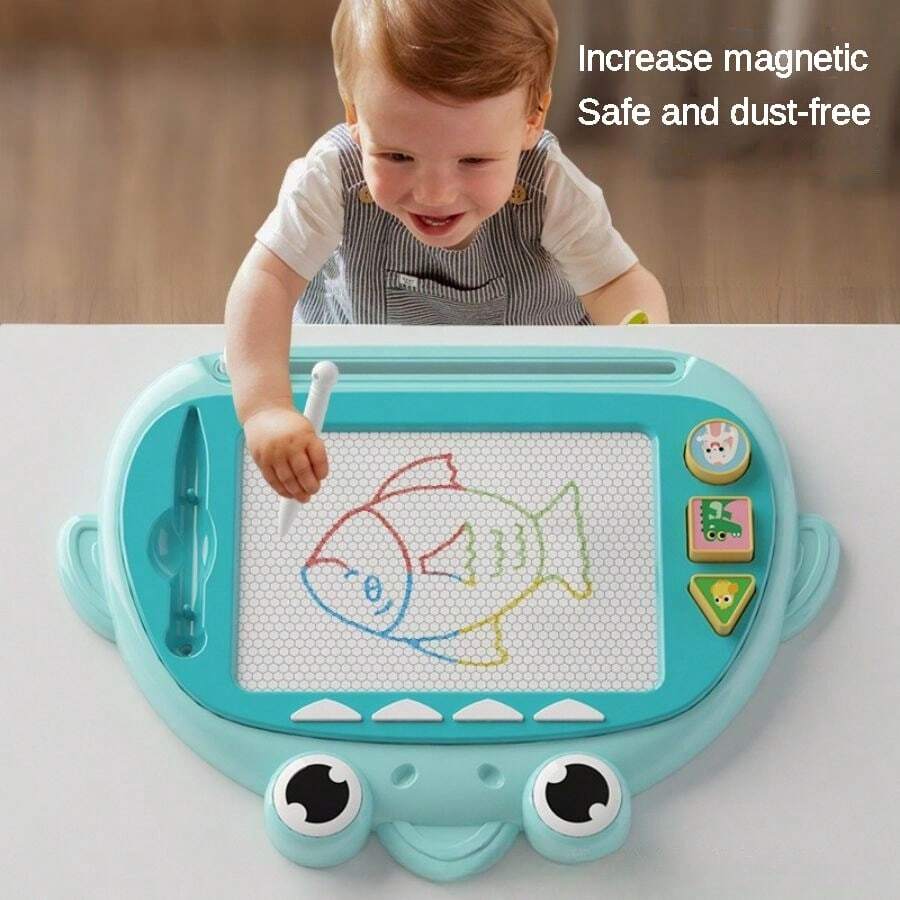 Children's Magnetic Drawing Board Colourful Doodle Board Erasable Magnetic Writing Board Eliminable