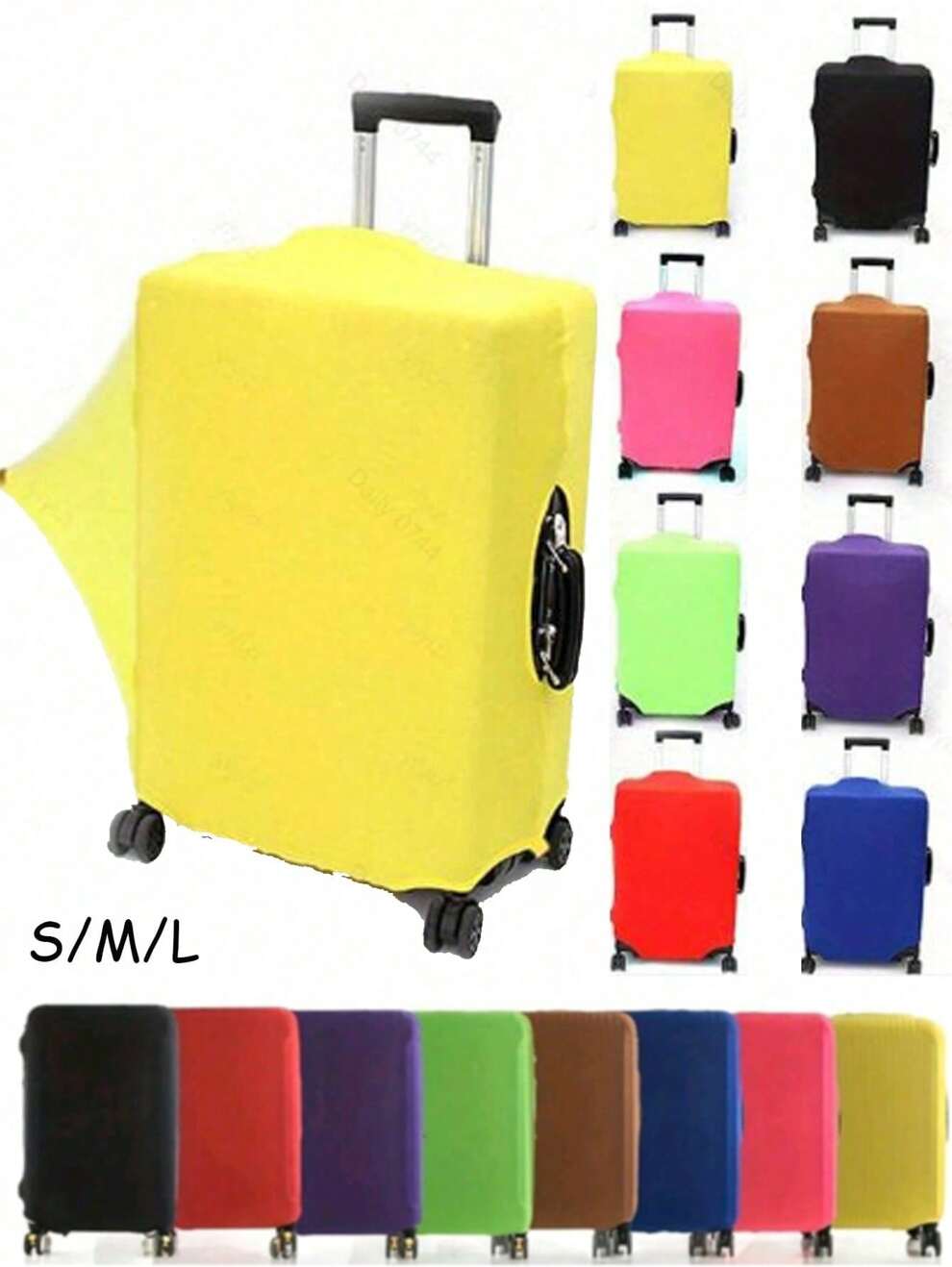 1PC S/M/L Elastic Luggage Protective Dust Cover, Travel Box Protective Cover