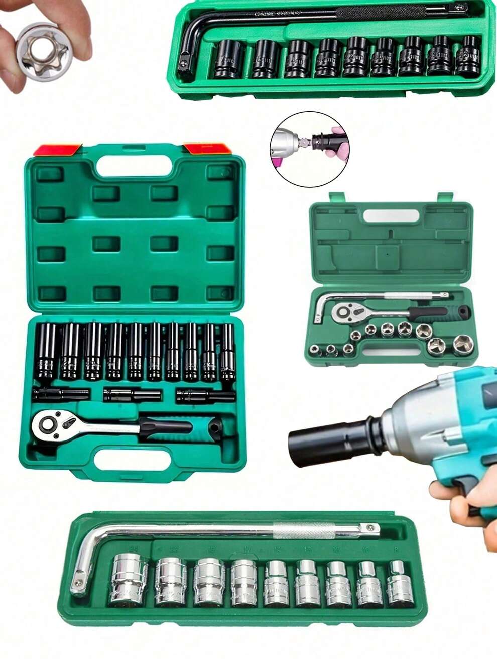 Car Repair Tool Kit: Ratchet Torque Wrench, Wrench, Screwdriver, Socket Set Combination - Great For Bike And Car Repair! Automobile Multifunctional Socket Wrench Kit Universal Socket Wrench Kit (Witho