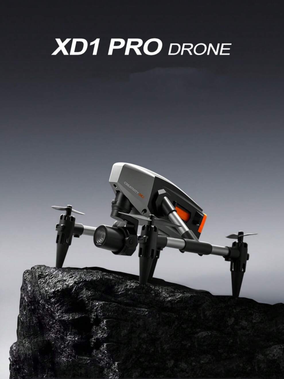 1set XD1 Remote Control Aircraft Alloy Toy Drone With Camera And Video Recording, Featuring Storage Bag For Easy Folding And Portability, Ideal For Recording Life On The Go, Parties And Gatherings