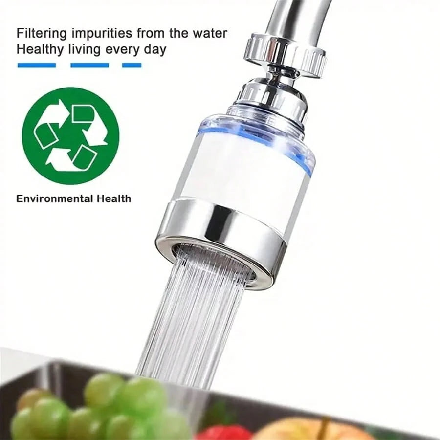 1pc Faucet Water Filter For Kitchen And Bathroom, Remove Chlorine, Fluoride, Heavy Metals, Hard Water