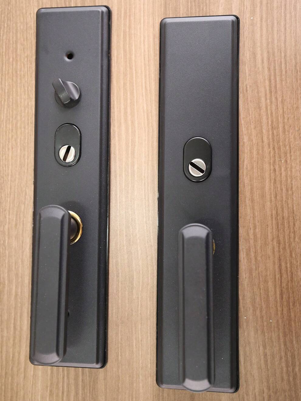 Matte Black Stainless Steel Door Handle, Sliding Door Handle For Windows And Doors, Wooden Doors, Balcony Doors, Glass Doors, Mounted Outside. Suitable For Household Entrance.