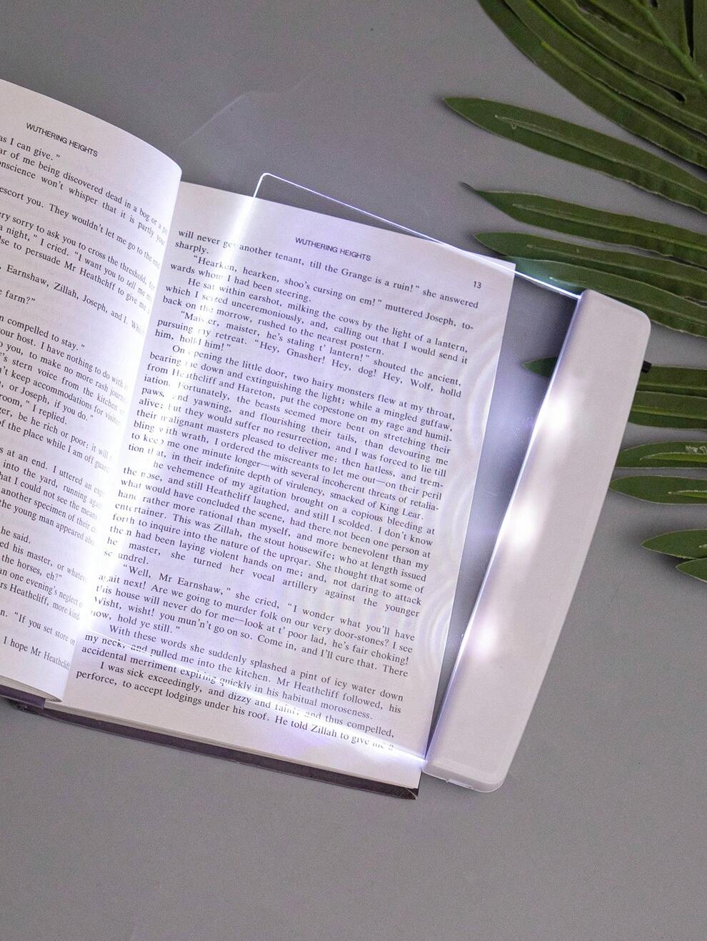 1pc/2pcs Portable LED Panel Book Light, Creative Transparent LED Tablet Reading Light,Night Book Reading Lamp,Book Lamp,Light For Reading,Suitable For Bedroom, Dormitory, Nighttime Bedtime Book Readin