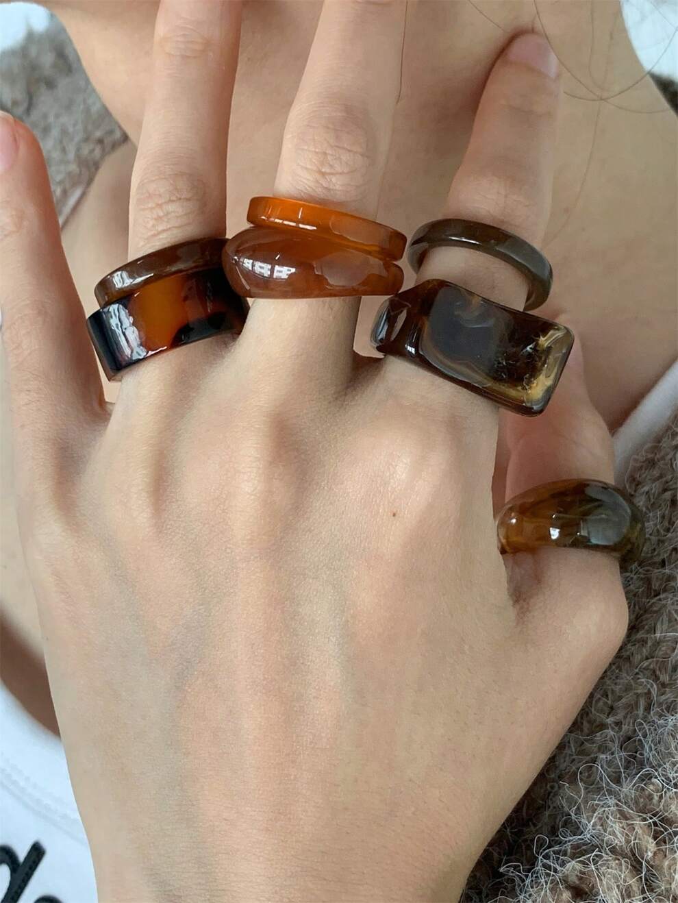 6-piece Stylish Ring Set