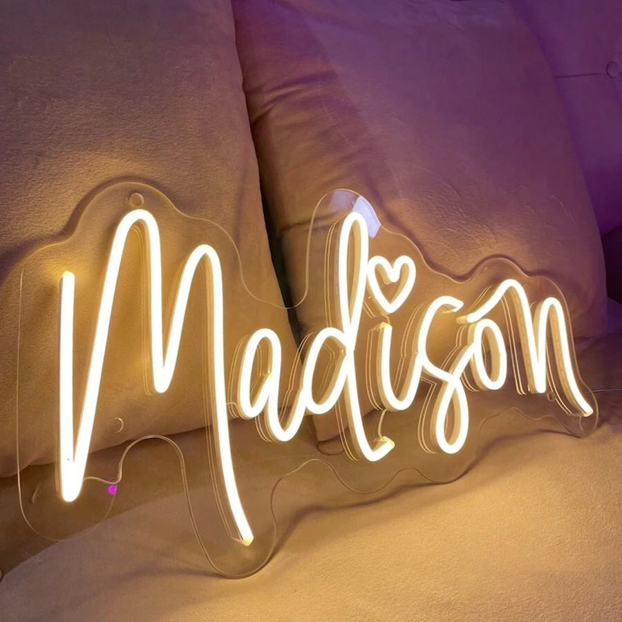 Custom Neon Sign,USB Neon Name Sign For Wall Decor Kid Room Personalized Led Neon Light Sign Birthday Gift Party Shop Or Business Light Up Sign.