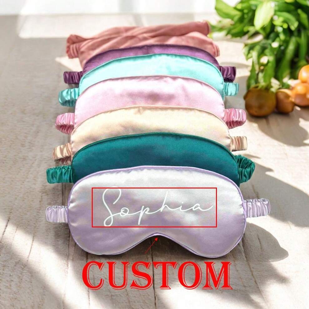 Personalized Customization Silk-Like Sleep Eye Mask