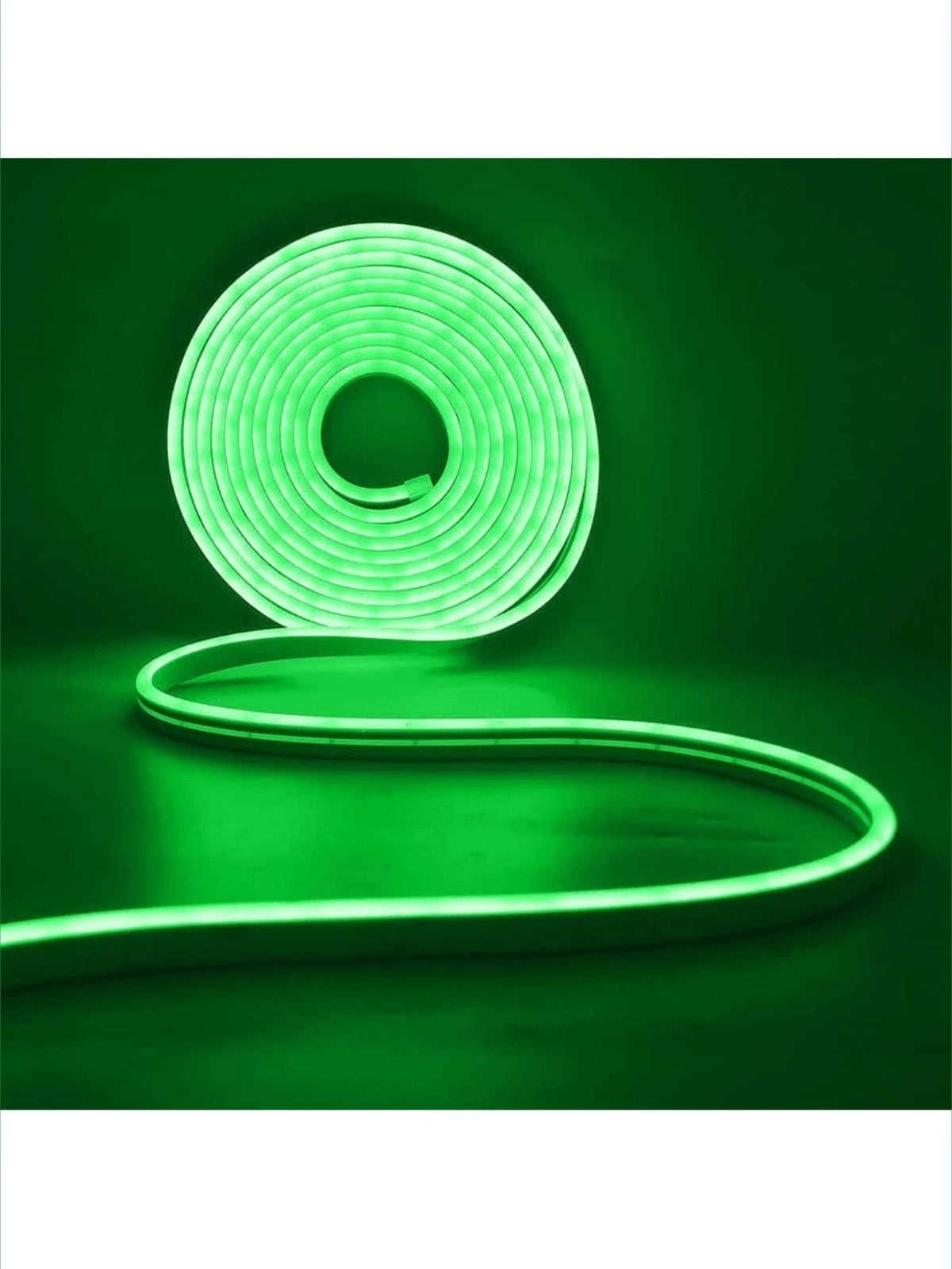 1pc DC Powered (Requires 100V-240V AC To 12V Power Adapter Not Included) 12V 5m 120LED 2835 Flexible Waterproof Silica Gel LED Strip Light, PE Package. Suitable For Indoor/Outdoor Decoration, 360° Ill