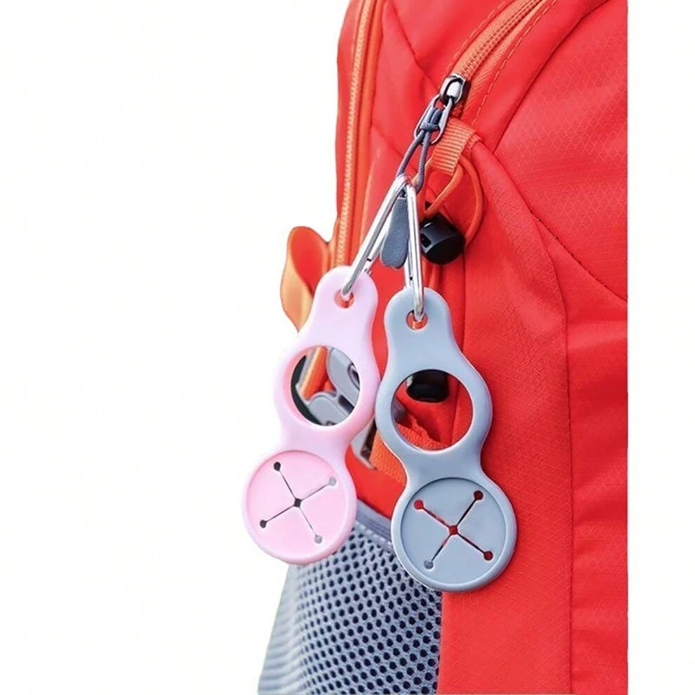 2pcs/4pcs Multi-Functional Silicone Outdoor Sport Water Bottle Clip, Climbing Hiking Towel Scarf Hook, Portable Bottle Holder, Waist Backpack Bottle Hanger