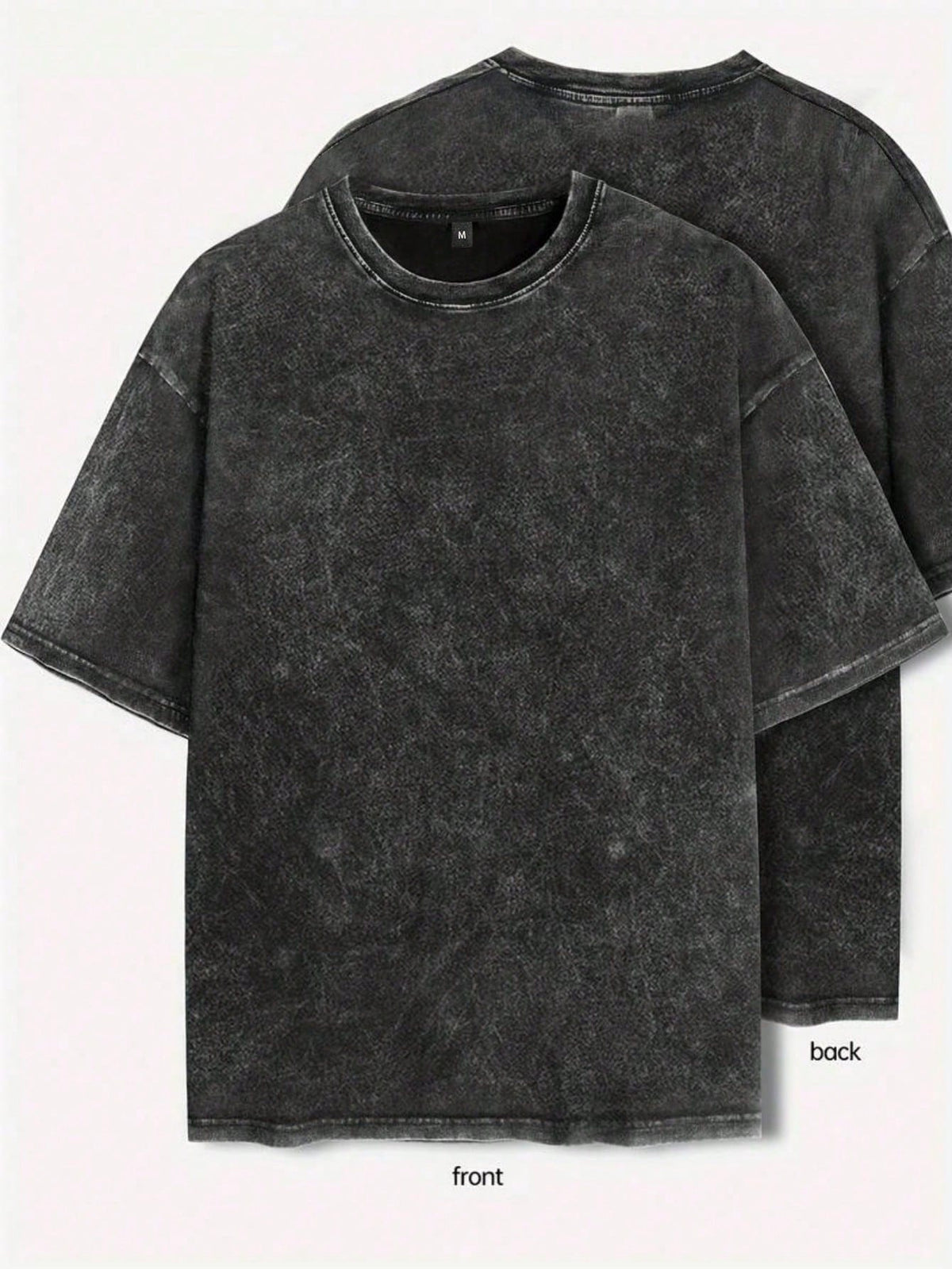 Men Solid Round Neck Tee