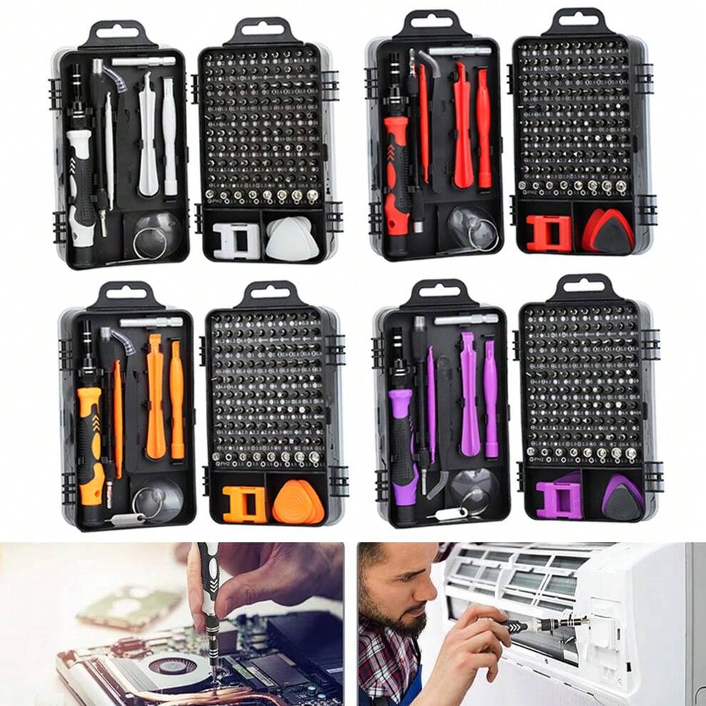 1 Set Of Automotive Precision Screwdriver Repair Kit - Watch, Mobile Phone, Computer, Multifunctional Electronic Screwdriver Set For Disassembly And Assembly, Metal Multifunctional Screwdriver Set Too