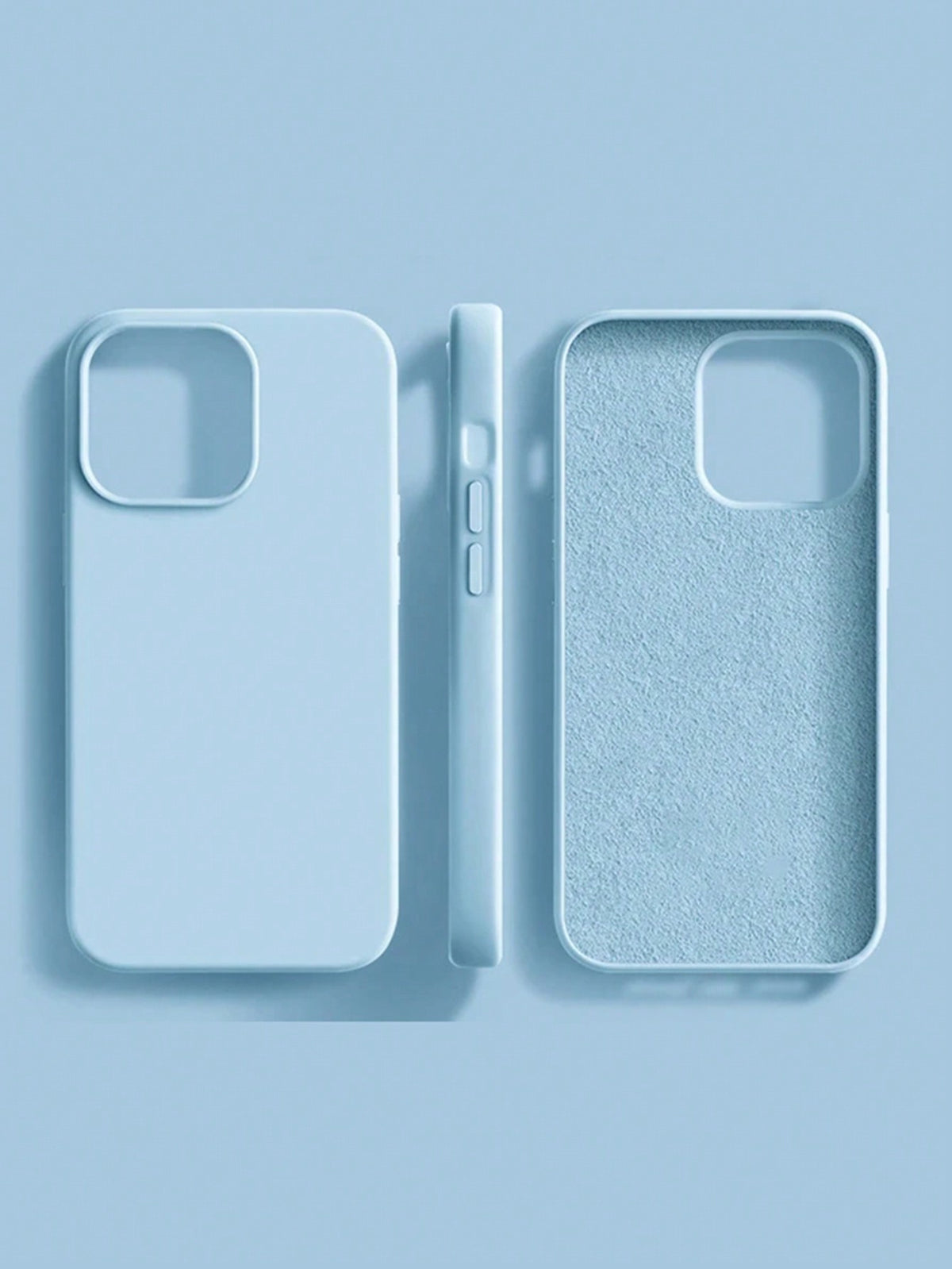 2.0mm Liquid Silicone Phone Case, Full Protection Cover Compatible With IPhone 15/14/13/12/11Pro Max And Samsung S24U/S23/S22