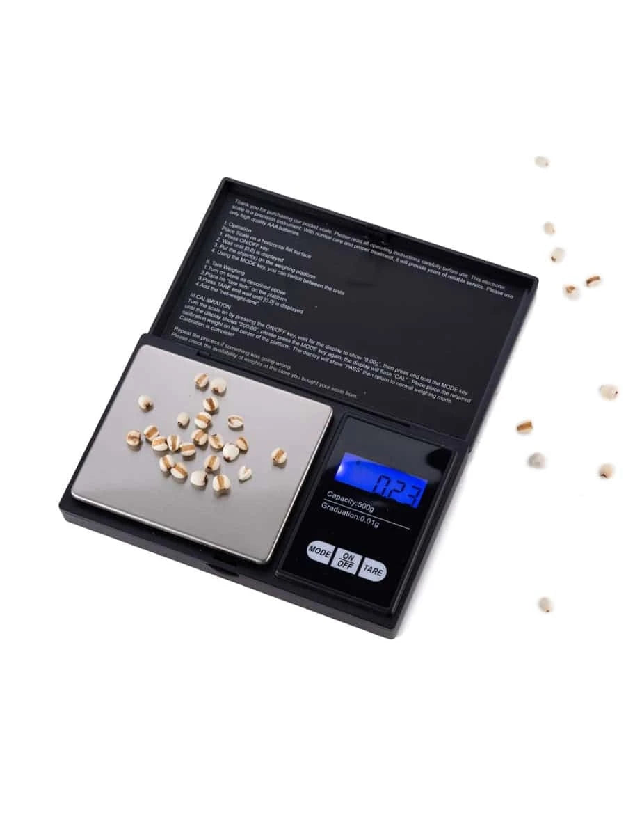 1pc 500g Mini Stainless Steel Electronic Scale, Digital Pocket Scale For Jewelry, Gold, Balance, Weighing, Portable Scale