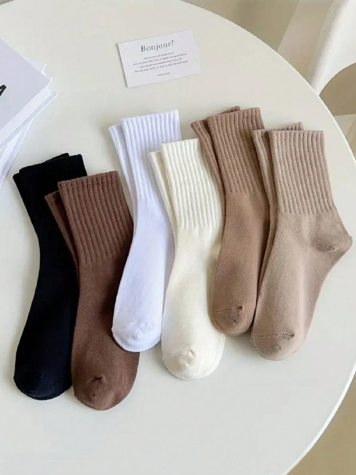 3pairs Women's Fall Winter Slouch Knit Socks Slouchy Socks Women Scrunch Socks Women Scrunchie Socks Women Crew Socks