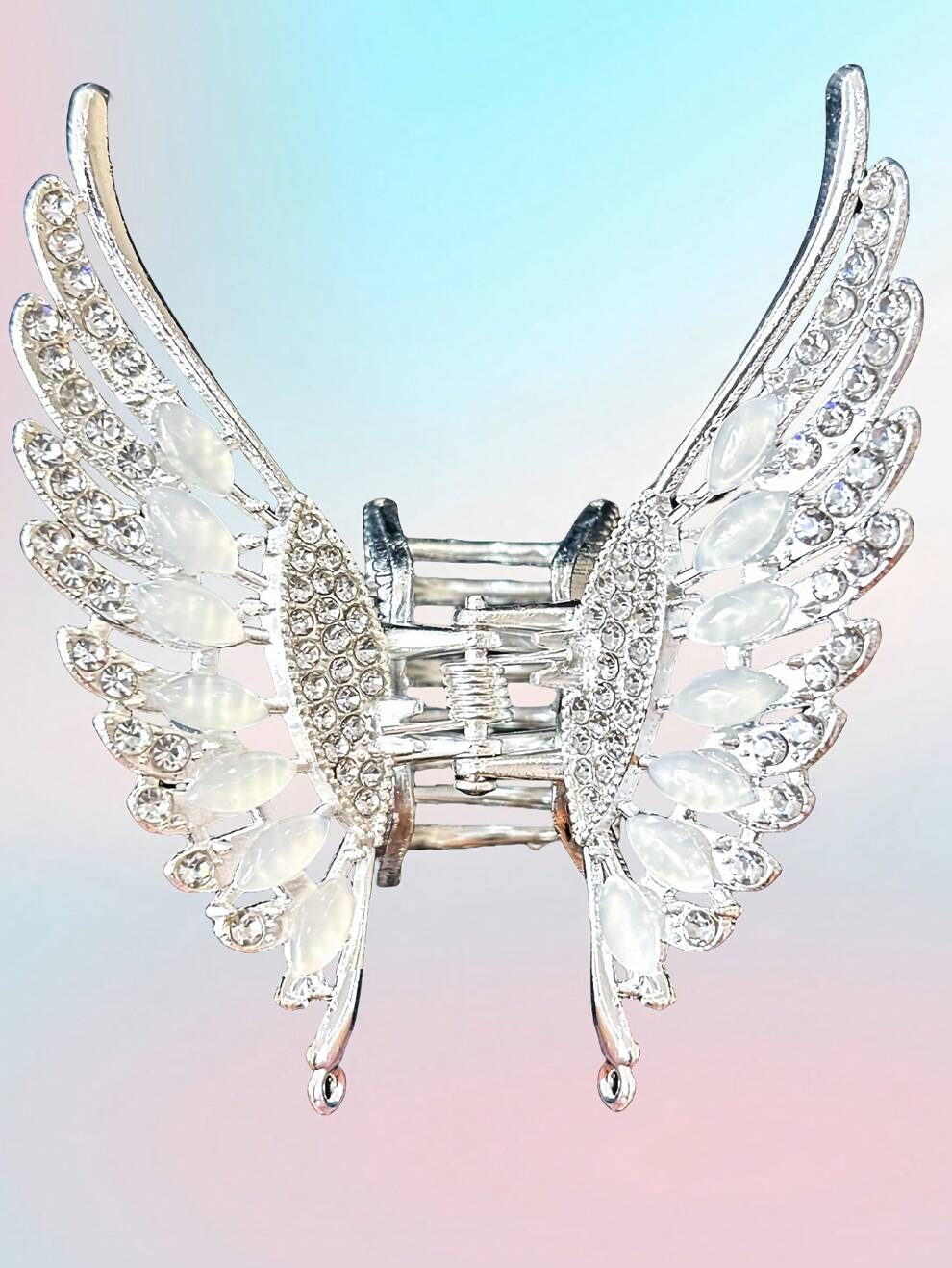 Pink Arc Wing Butterfly Clip