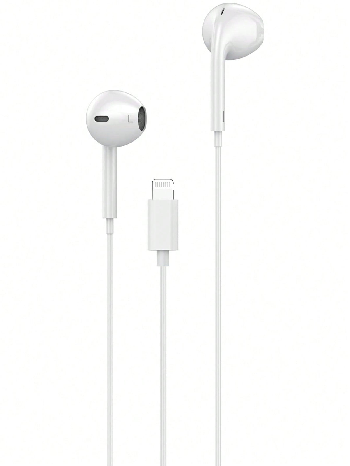 1Pack Wired EarPods Headphones With Lightning Connector, Wired Ear Buds Compatible With Iphone With Built-In Remote To Control Music, Phone Calls, And Volume Compatible Compatible With Iphone 14/13/12