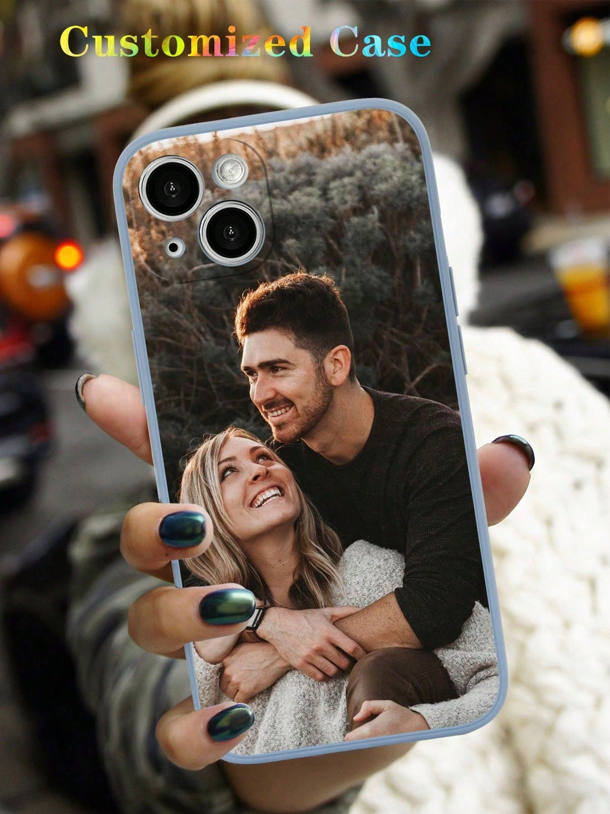 Customized Sweet & Sexy Photo Printed Soft TPU Phone Case, Fits IPhone 11/13/14/15 Pro Max, Suitable For Daily Use, Selfies, Friendships, Family, Babies, Pets, Cartoons, Beach Scenery