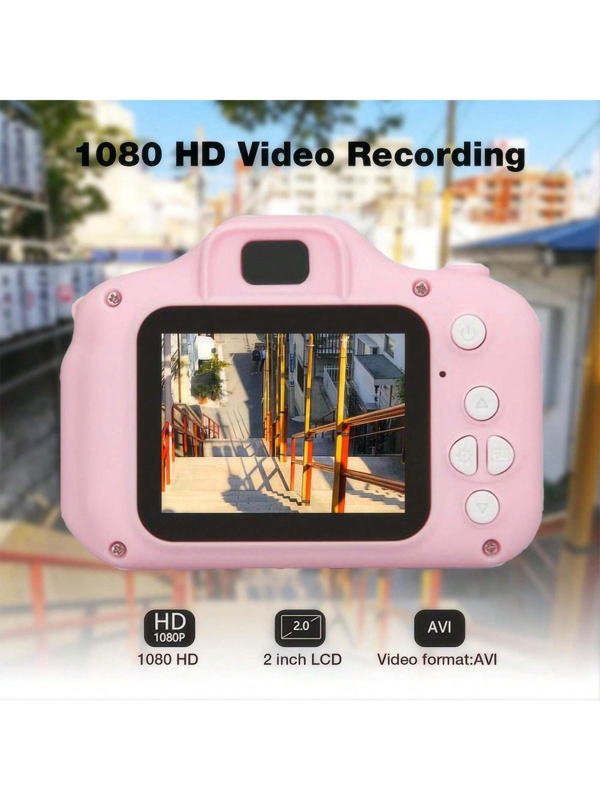 1080P Digital Camera, Rechargeable Camera With 2 Inch Screen Support 64GB TF Card Christmas, Halloween, Thanksgiving,A Must-Have For Holidays, Holidays, Summer, Travel