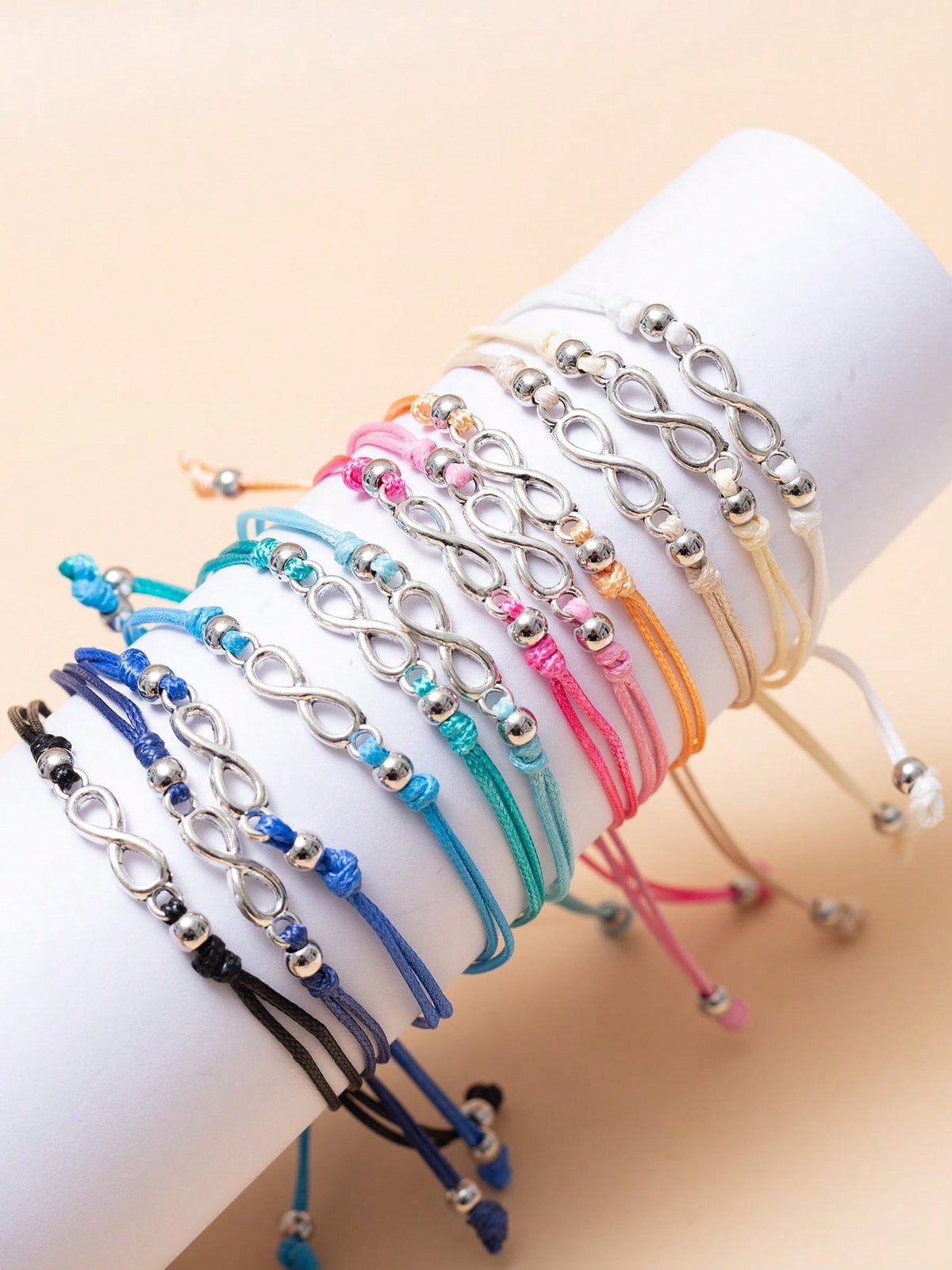 12pcs Infinity Decor Bracelet